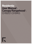 User Manual\ Canopy Rangehood\ CH92G\CH94G