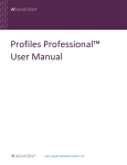 Profiles™ User Manual