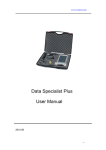 User Manual for Data Specialist Plus