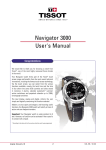 Navigator 3000 User`s Manual