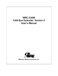 WRC-CANX Version 2 user`s manual revision 2.15