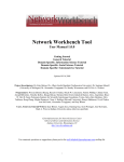 User Manual - Network Workbench