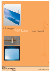 POP Screen manual - Herma Projection Screen Technology