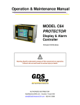 GDS C64 User Manual - GasDetectorsUSA.com