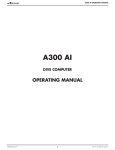 A300 ai Operating Manual