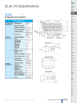 DL05 I/O Specifications