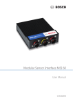 Modular Sensor Interface MSI 60