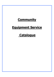 Community Equipment Service Catalogue