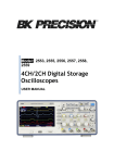 2530B, 2532B Digital Storage Oscilloscope User Manual