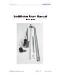 SediMeter User Manual