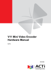V11 Mini Video Encoder Hardware Manual