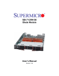 SBI-7125W-S6 Blade Module User`s Manual