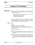 Sect 2-M Functions - Flint Machine Tools, Inc.