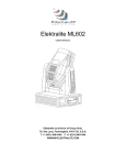 Elektralite ML602 Manual V2.0