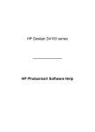 HP Deskjet D4100 Series Photosmart Software Help