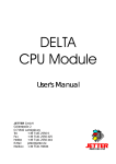 II. DELTA-CPU Module and Housing (Basic Unit)