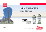Leica CS10/CS15 User Manual