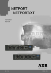 NETPORT NETPORT/XT - ADB Lighting Technologies