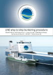 SMTF LNG ship to ship bunkering procedure