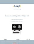 SecondLook Digital for Philips CR Labeling and User Manual For