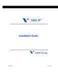 Vertical SBX IP Installation Guide 3.5
