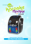 HE414118 - Karaoke Machine with Bluetooth Manual