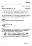 Instructions - 257kb - pdf