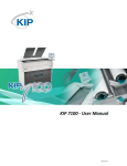 KIP 7100 - User Manual - KIP