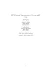 PIPS: Internal Representation of Fortran and C