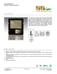 88L- LED FLOODLIGHTS DATASHEET