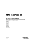 MXI-Express x1 Series User Manual