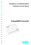 Analog/ISDN Converter