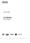 EPSON EH-TW5100 User`s Guide