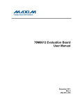 78M6613 Evaluation Board User Manual
