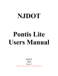 Pontis Lite User Manual Version 1.1