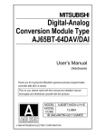 Digital-Analog Conversion Module Type