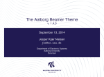 The Aalborg Beamer Theme