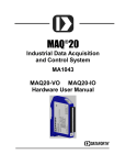 MAQ20 Voltage & Current Output Module HW User Manual