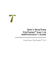 Tyler`s VersaTrans TripTracker® User`s & Administrator`s