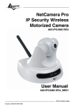 NetCamera Pro IP Security Wireless Motorized Camera User Manual