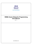 RDMA Aware Networks Programming User Manual
