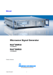 R&S®SMR50, R&S®SMR60 User Manual