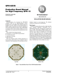 QFN16EVB Evaluation Board Manual for High Frequency QFN-16