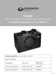 Installation Instructions - The Heat Recovery Centre