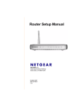 Router Setup Manual