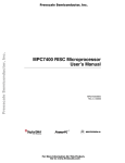 MPC7400 RISC Microprocessor User`s Manual