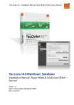 Installation Manual TecLocal 4.0 (Buyer – MultiUser – Part