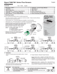 GF Signet 7000/7001 Vortex Flow Sensor Manual PDF