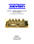 User Manual and Instructions XAVIEN