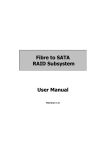 Fibre to SATA RAID Subsystem User Manual - i-Stor